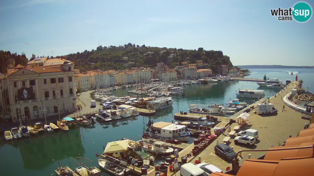 Cámara web en vivo desde Piran “Mandrač” – Increíble vista en vivo desde Villa Piranesi