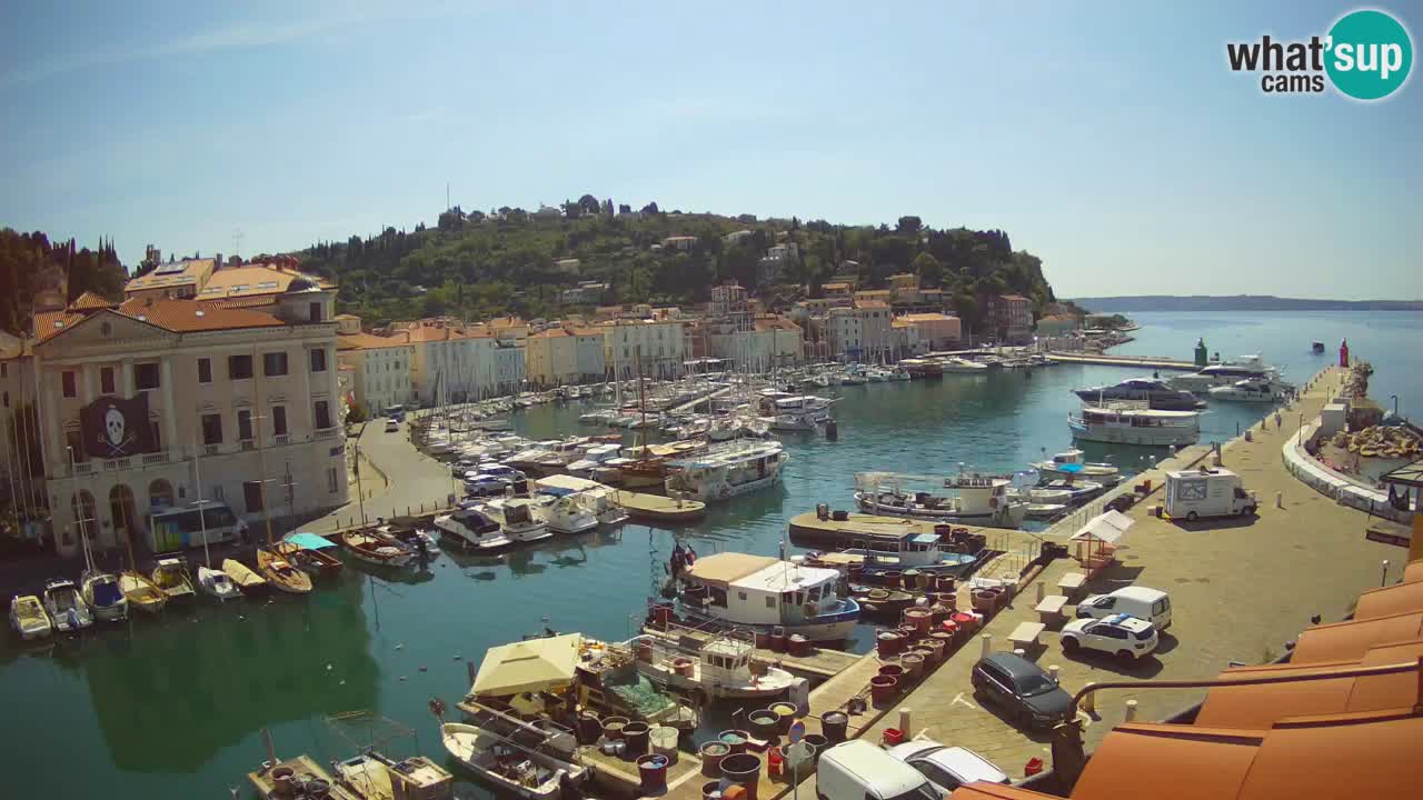 Live webcam from Piran “Mandrač” – Amazing live view from Villa Piranesi