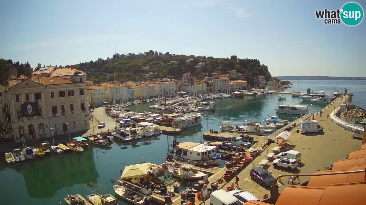 Live webcam from Piran “Mandrač” – Amazing live view from Villa Piranesi