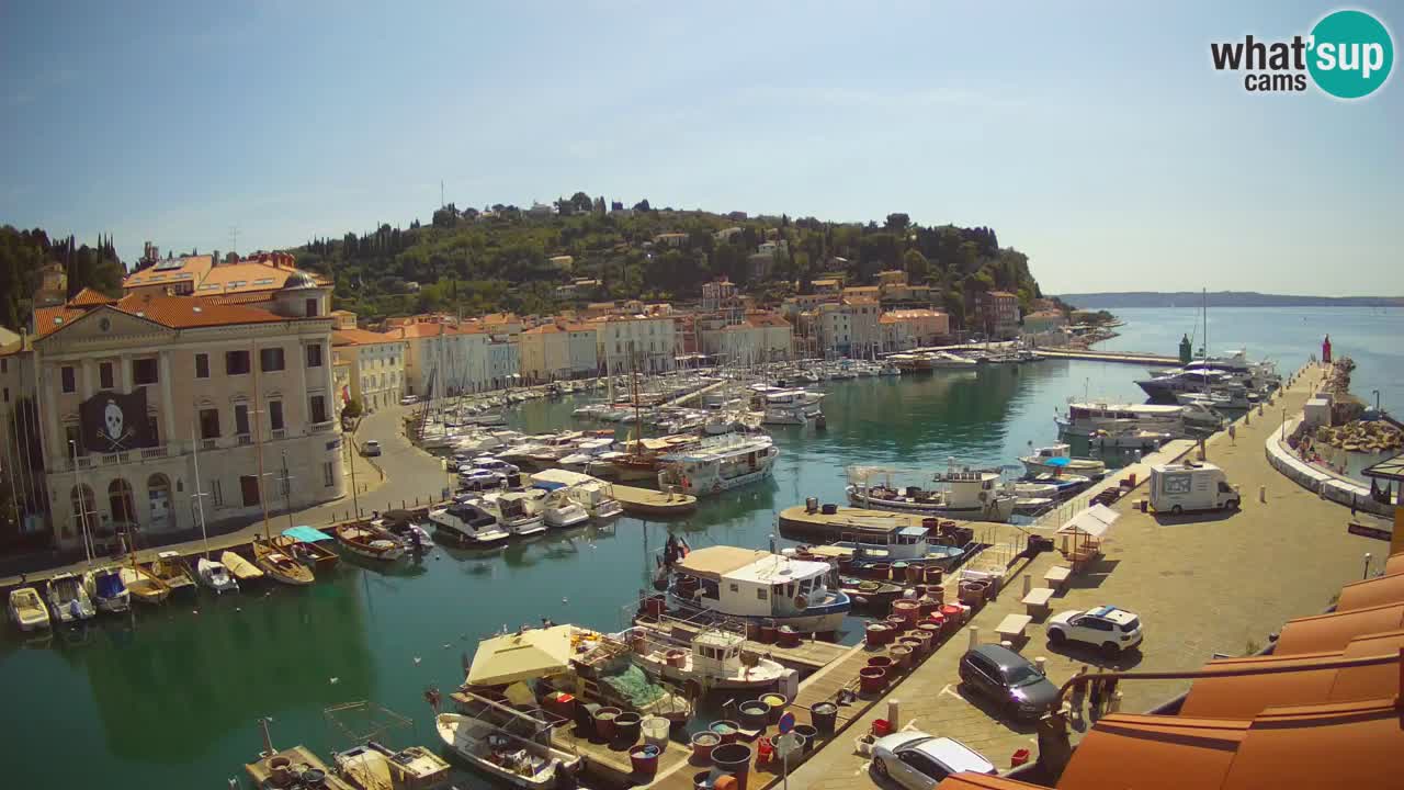 Live webcam from Piran “Mandrač” – Amazing live view from Villa Piranesi