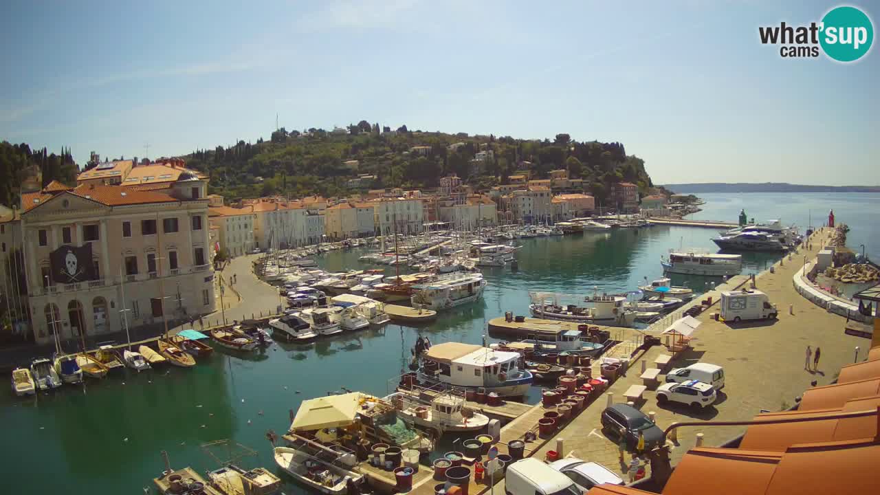 Cámara web en vivo desde Piran “Mandrač” – Increíble vista en vivo desde Villa Piranesi