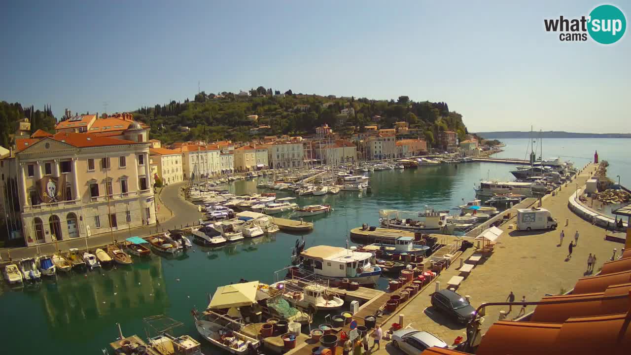 Cámara web en vivo desde Piran “Mandrač” – Increíble vista en vivo desde Villa Piranesi