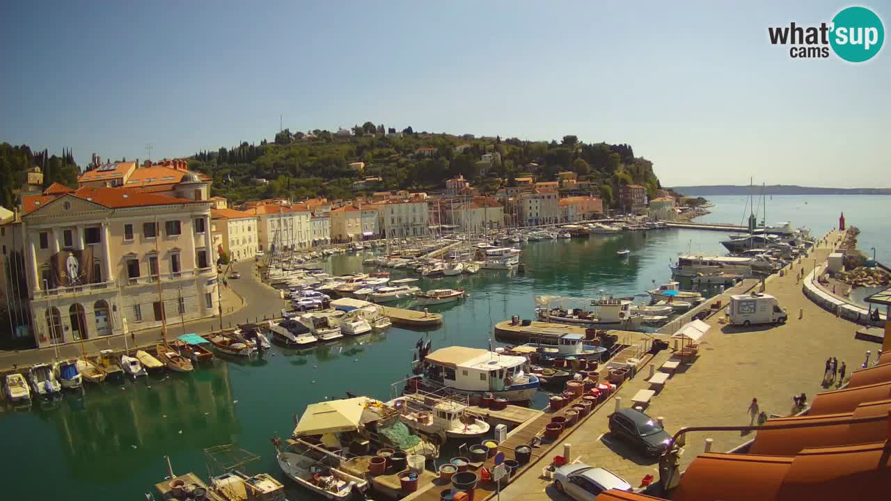 Cámara web en vivo desde Piran “Mandrač” – Increíble vista en vivo desde Villa Piranesi