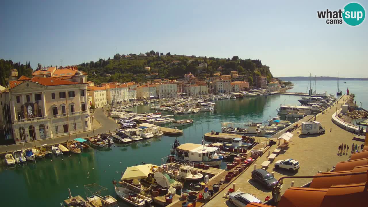 Cámara web en vivo desde Piran “Mandrač” – Increíble vista en vivo desde Villa Piranesi
