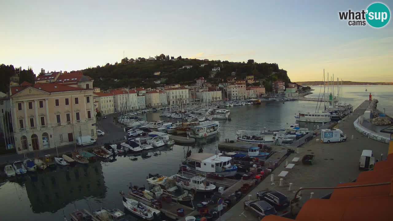 Live webcam from Piran “Mandrač” – Amazing live view from Villa Piranesi