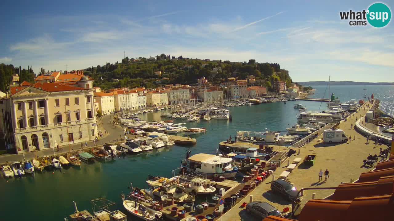 Cámara web en vivo desde Piran “Mandrač” – Increíble vista en vivo desde Villa Piranesi