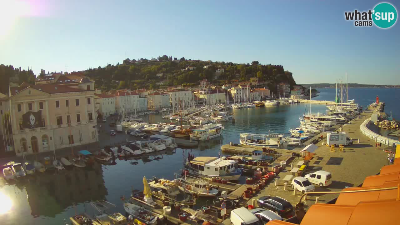 Cámara web en vivo desde Piran “Mandrač” – Increíble vista en vivo desde Villa Piranesi