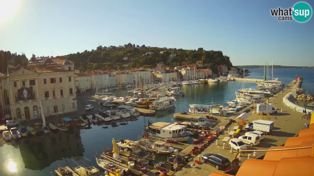Live webcam from Piran “Mandrač” – Amazing live view from Villa Piranesi