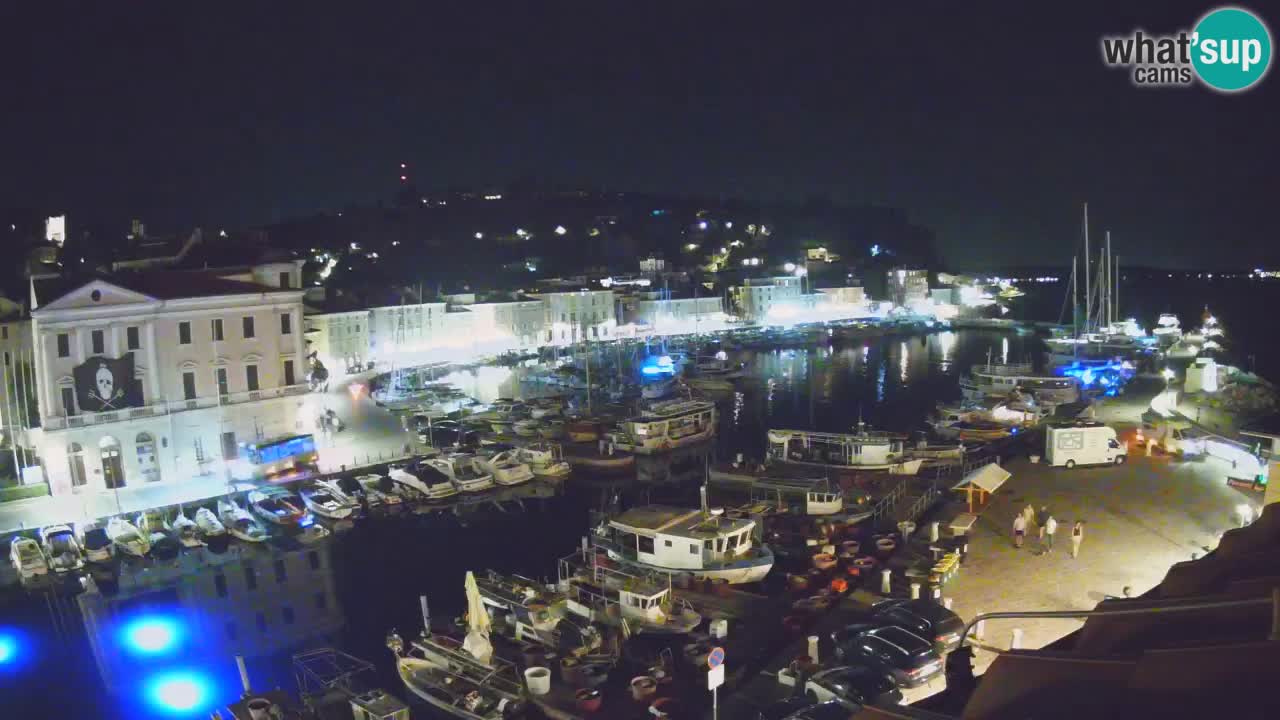 Live-Webcam aus Piran “Mandrač” – Erstaunliche Live-Ansicht von Villa Piranesi