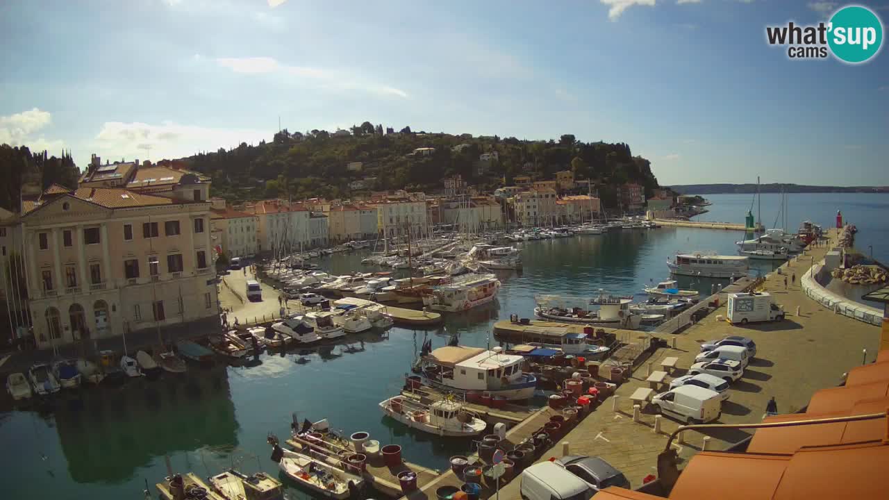 Cámara web en vivo desde Piran “Mandrač” – Increíble vista en vivo desde Villa Piranesi