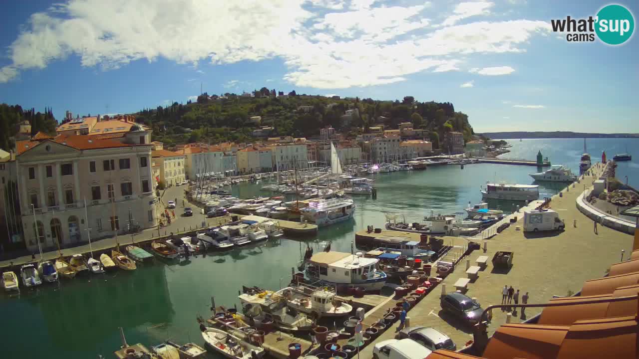 Cámara web en vivo desde Piran “Mandrač” – Increíble vista en vivo desde Villa Piranesi