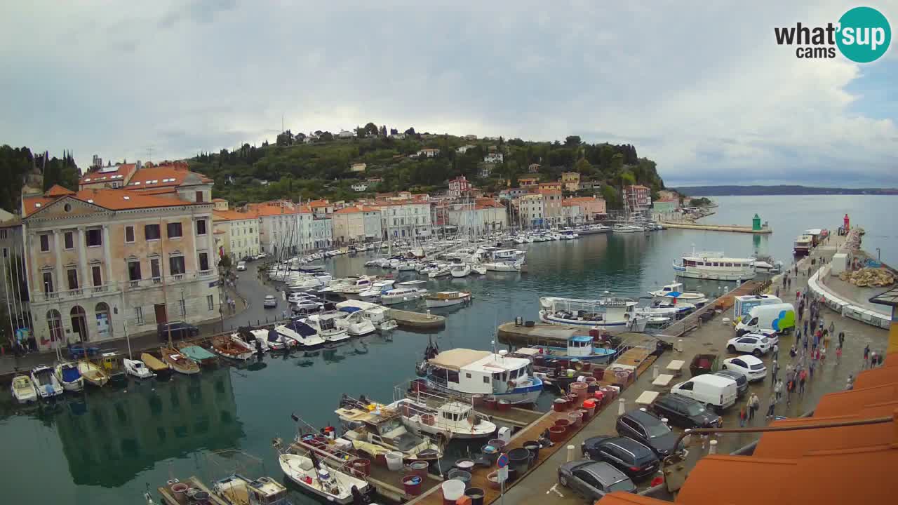 Live-Webcam aus Piran “Mandrač” – Erstaunliche Live-Ansicht von Villa Piranesi