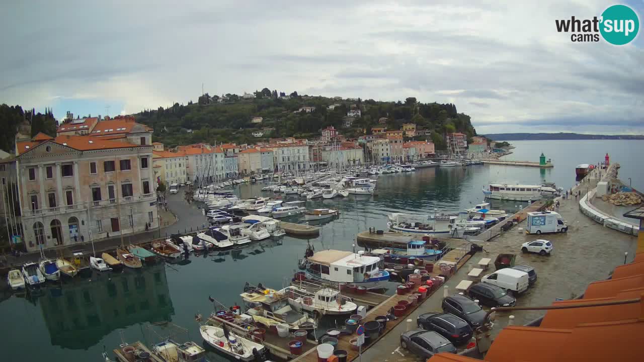 Live webcam from Piran “Mandrač” – Amazing live view from Villa Piranesi