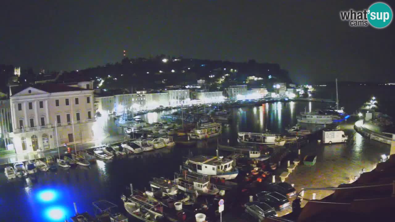 Live webcam from Piran “Mandrač” – Amazing live view from Villa Piranesi