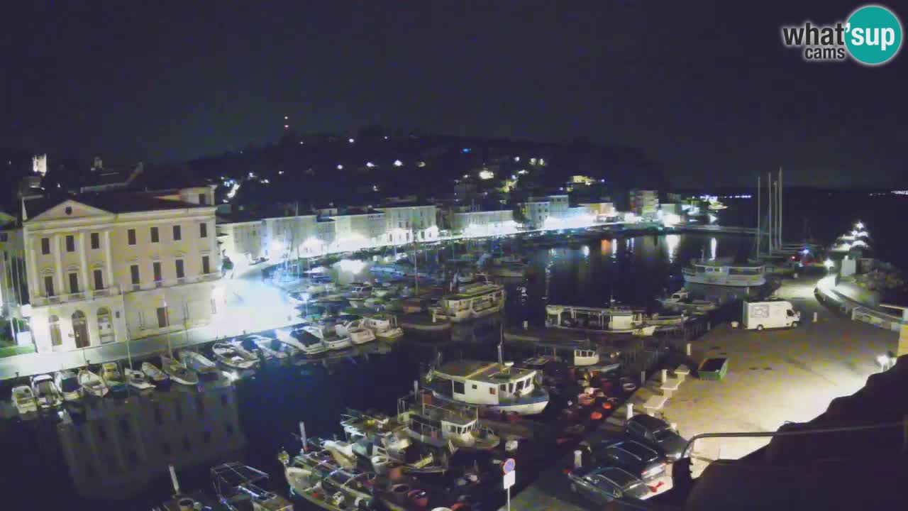 Live-Webcam aus Piran “Mandrač” – Erstaunliche Live-Ansicht von Villa Piranesi