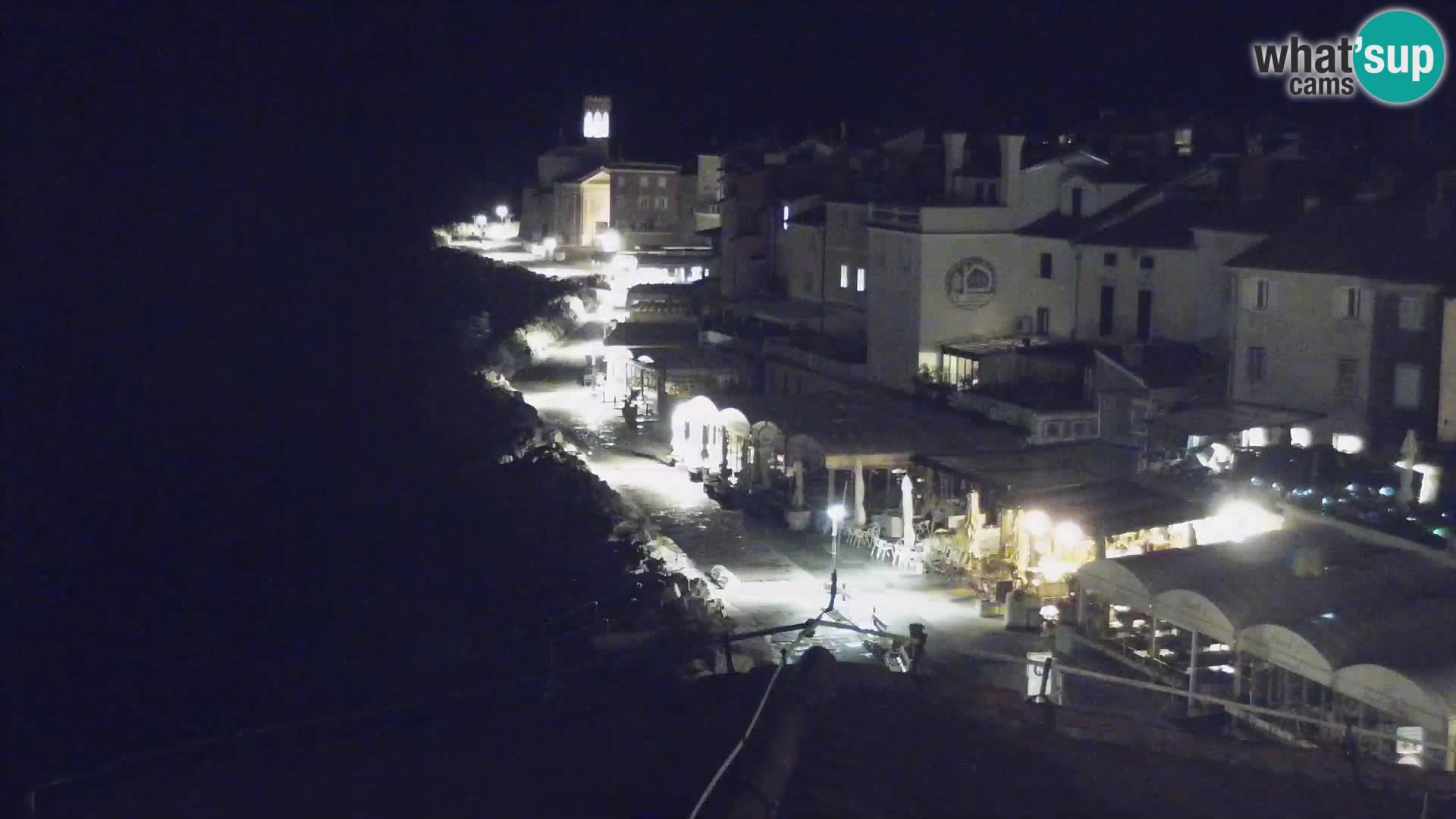 ﻿Pirano Webcam | Lungomare di Pirano | Hotel Piran