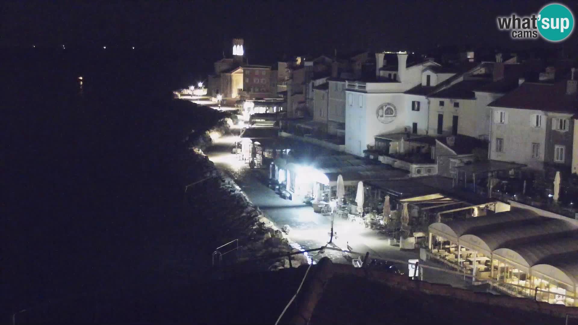 ﻿Pirano Webcam | Lungomare di Pirano | Hotel Piran