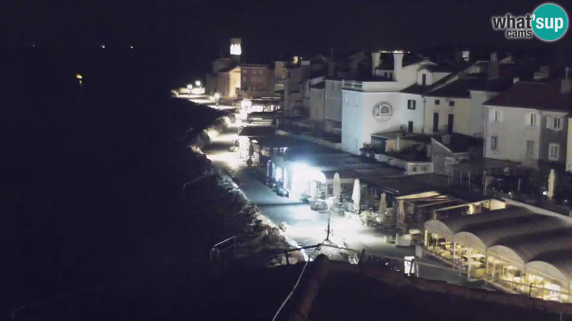 ﻿Pirano Webcam | Lungomare di Pirano | Hotel Piran