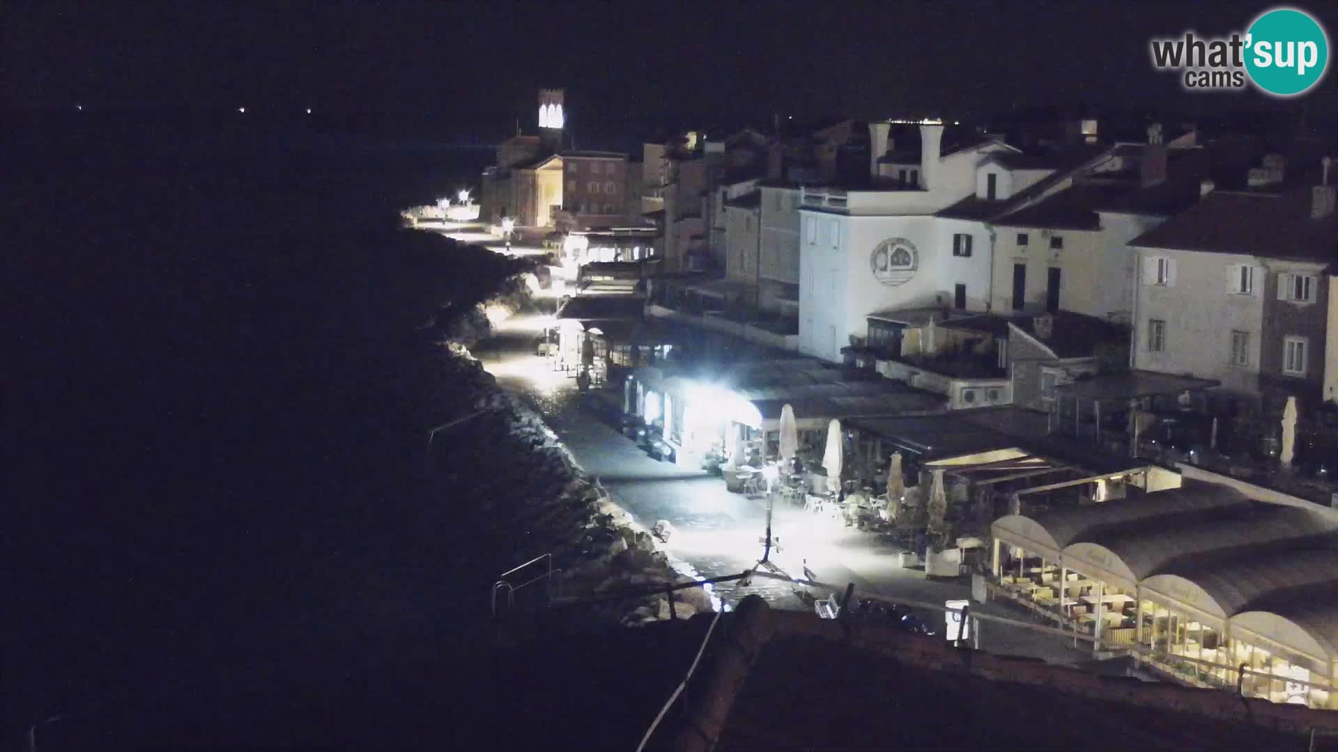 ﻿Pirano Webcam | Lungomare di Pirano | Hotel Piran