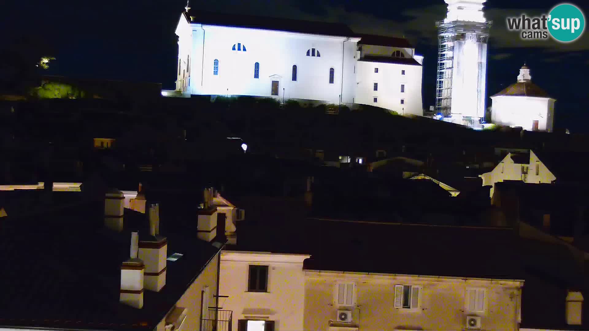 PIRAN Punta webcam | Seaside Promenade | Hotel Piran