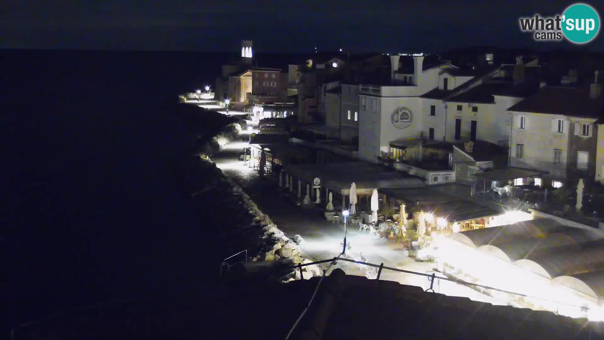 ﻿Pirano Webcam | Lungomare di Pirano | Hotel Piran