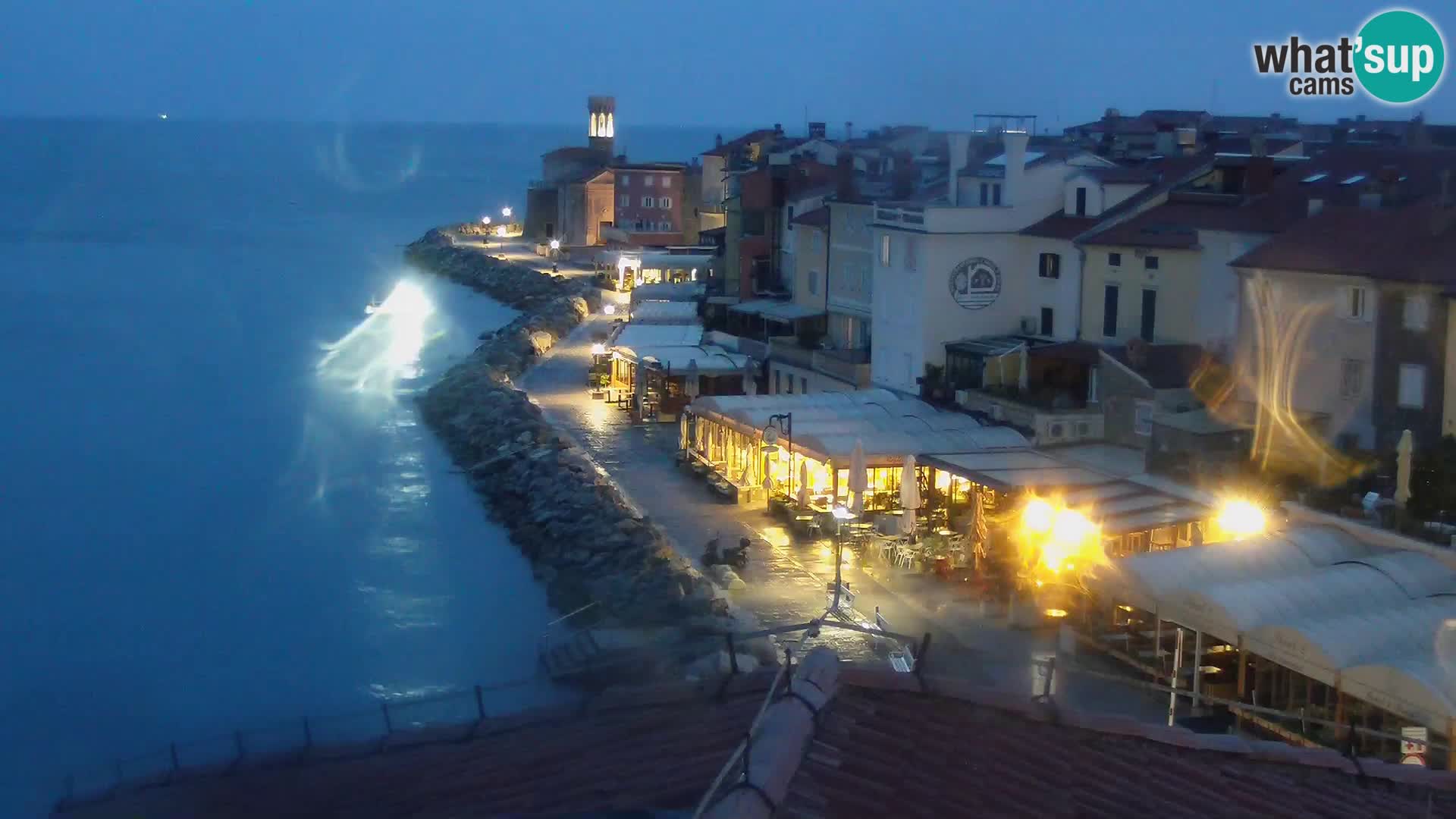 ﻿Pirano Webcam | Lungomare di Pirano | Hotel Piran