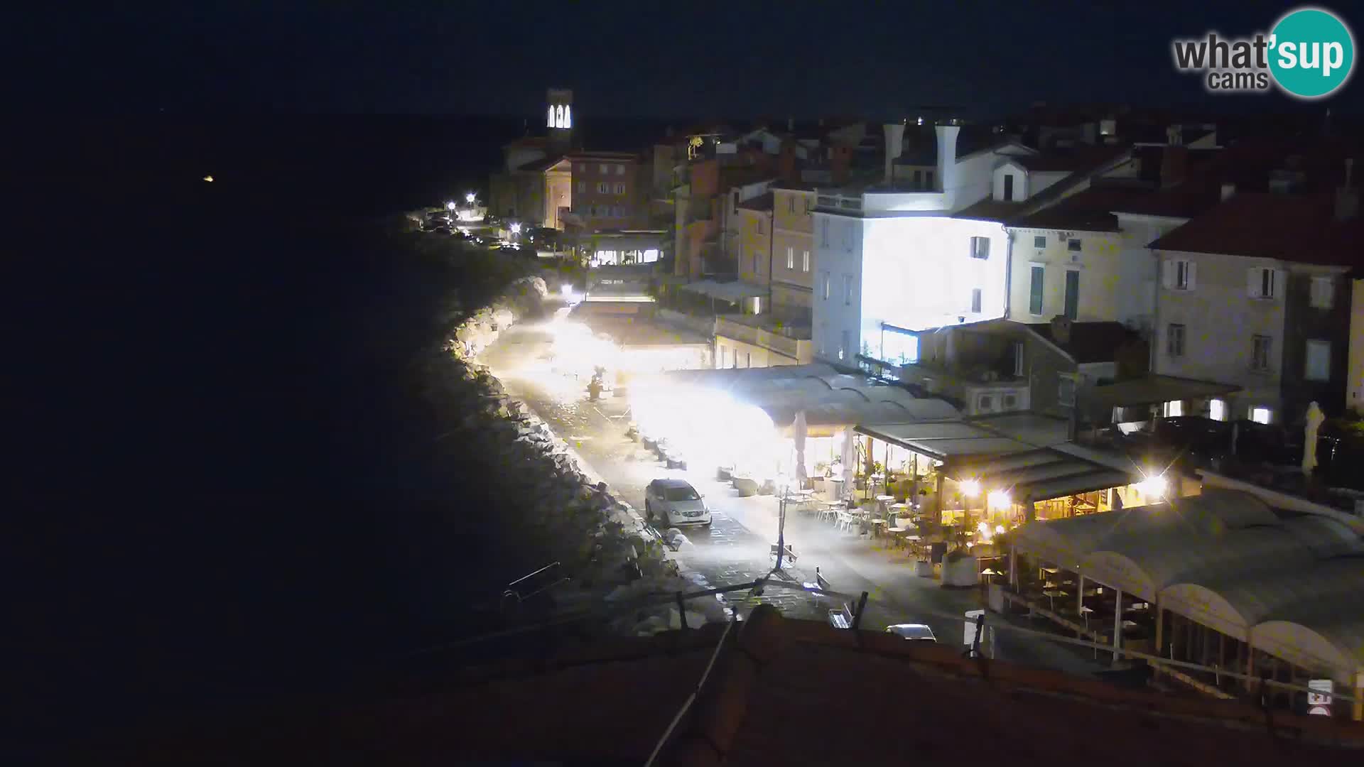 ﻿Pirano Webcam | Lungomare di Pirano | Hotel Piran