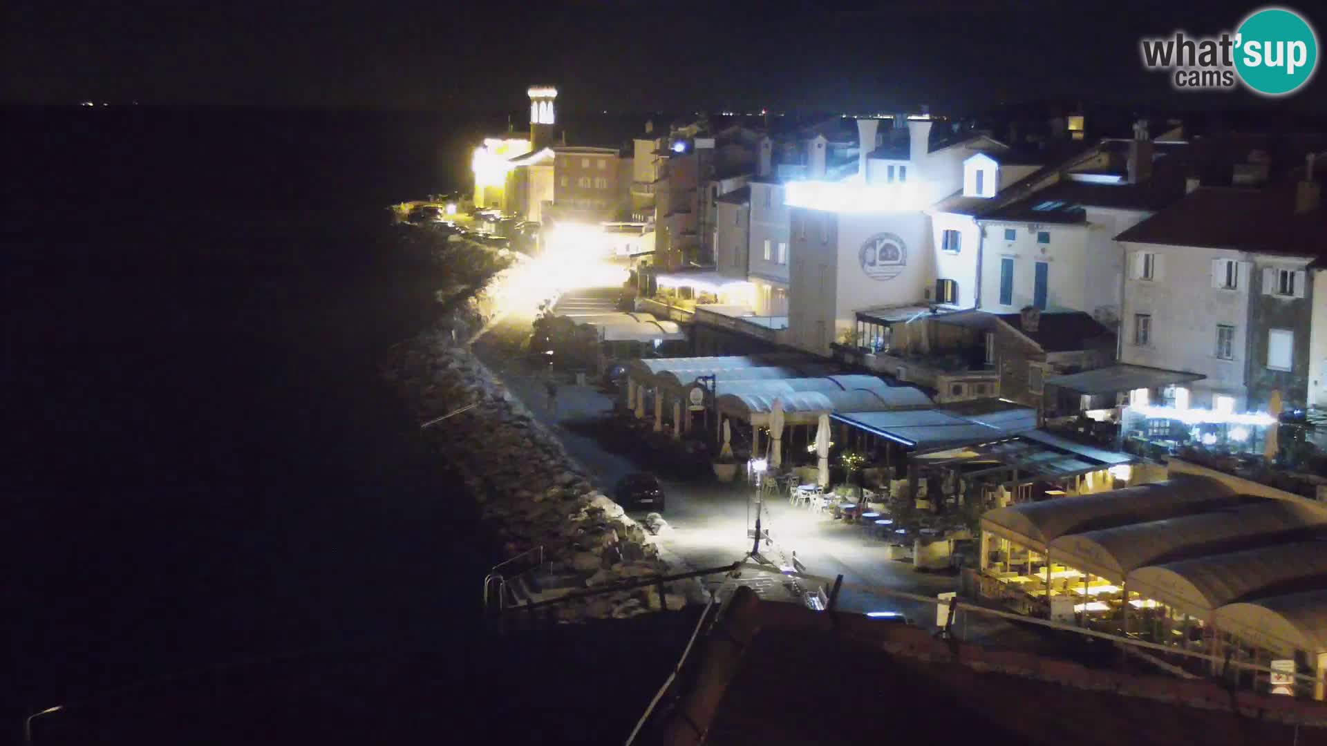 ﻿Pirano Webcam | Lungomare di Pirano | Hotel Piran