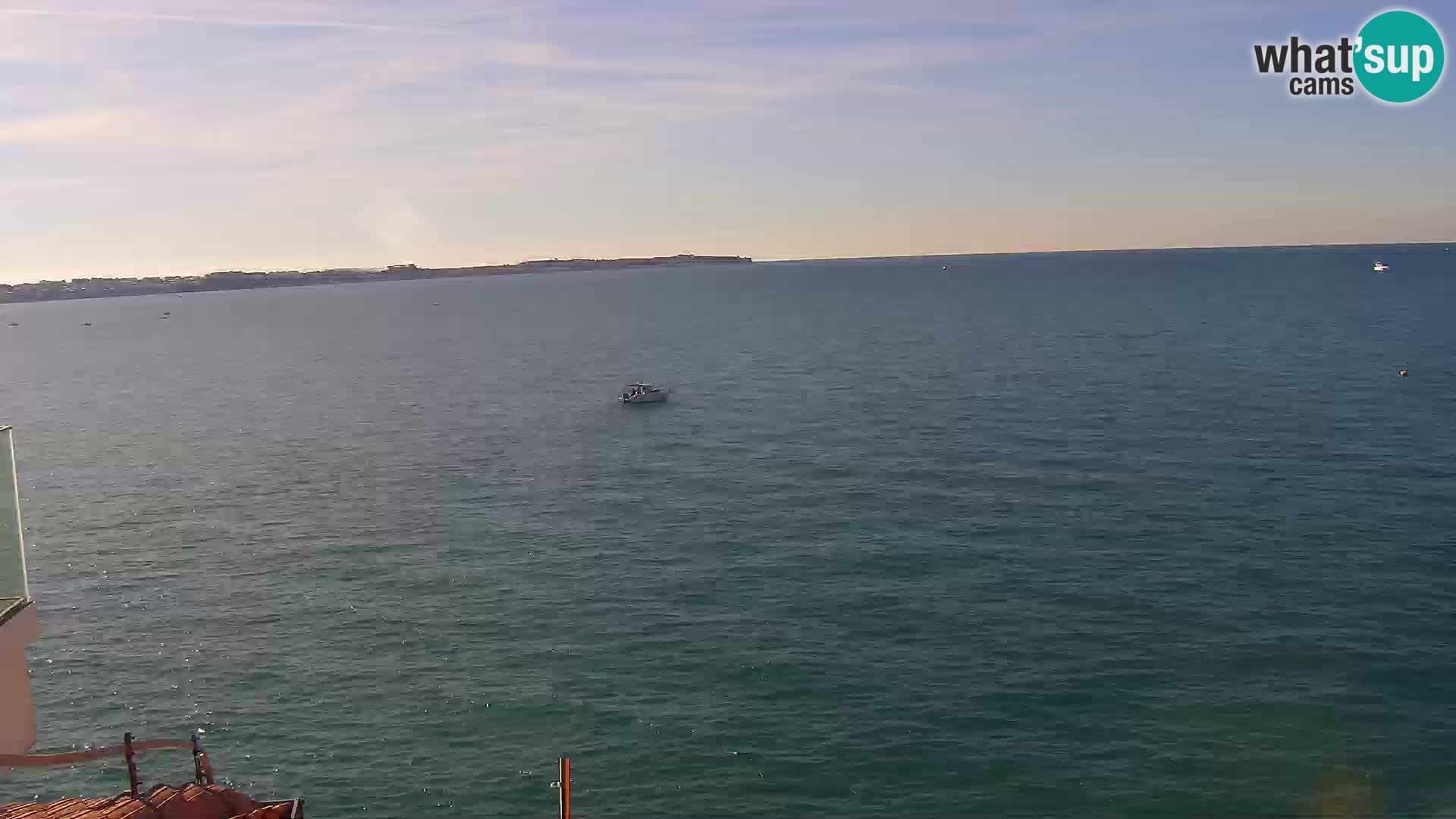 PIRAN Punta webcam | Seaside Promenade | Hotel Piran