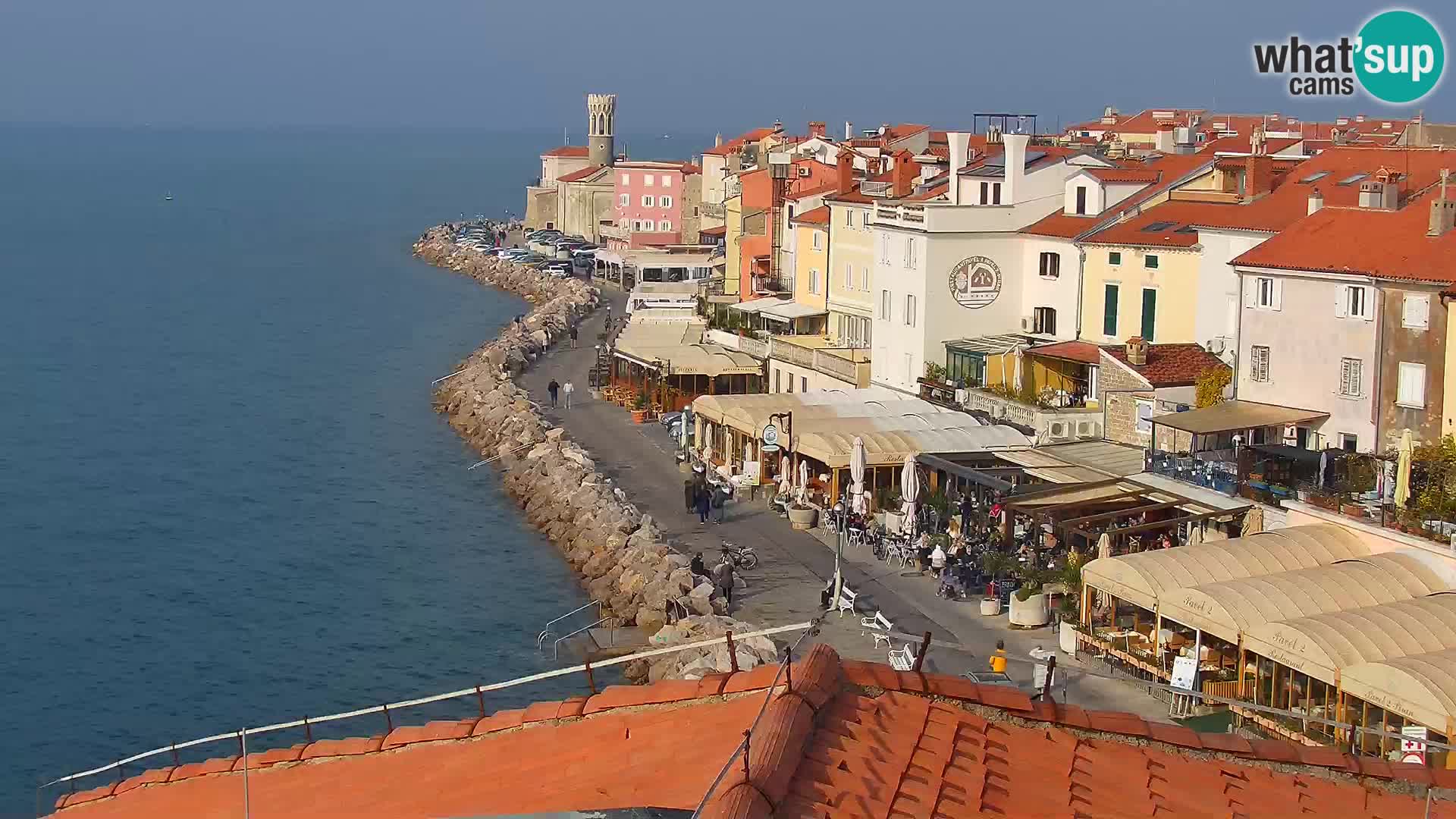 Spletna kamera Piran punta | Piransko nabrežje ¨- Hotel Piran