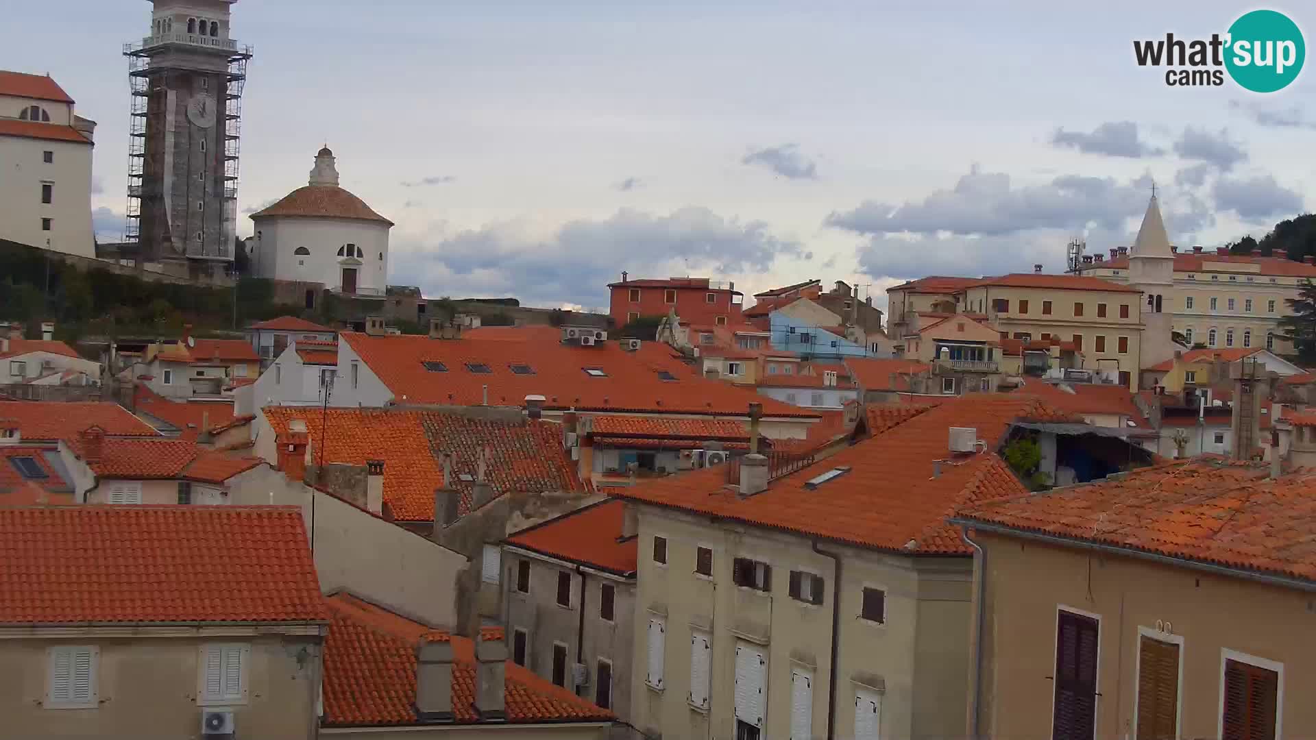 PIRAN Webcam | Strandpromenade Punta | Hotel Piran