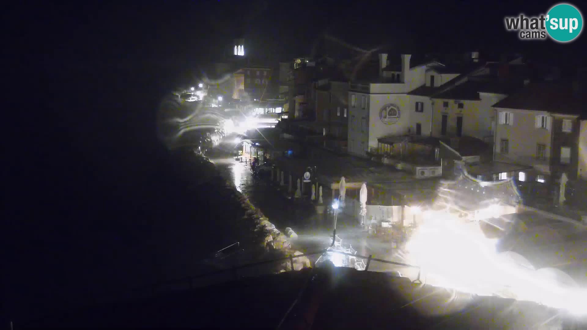 ﻿Pirano Webcam | Lungomare di Pirano | Hotel Piran