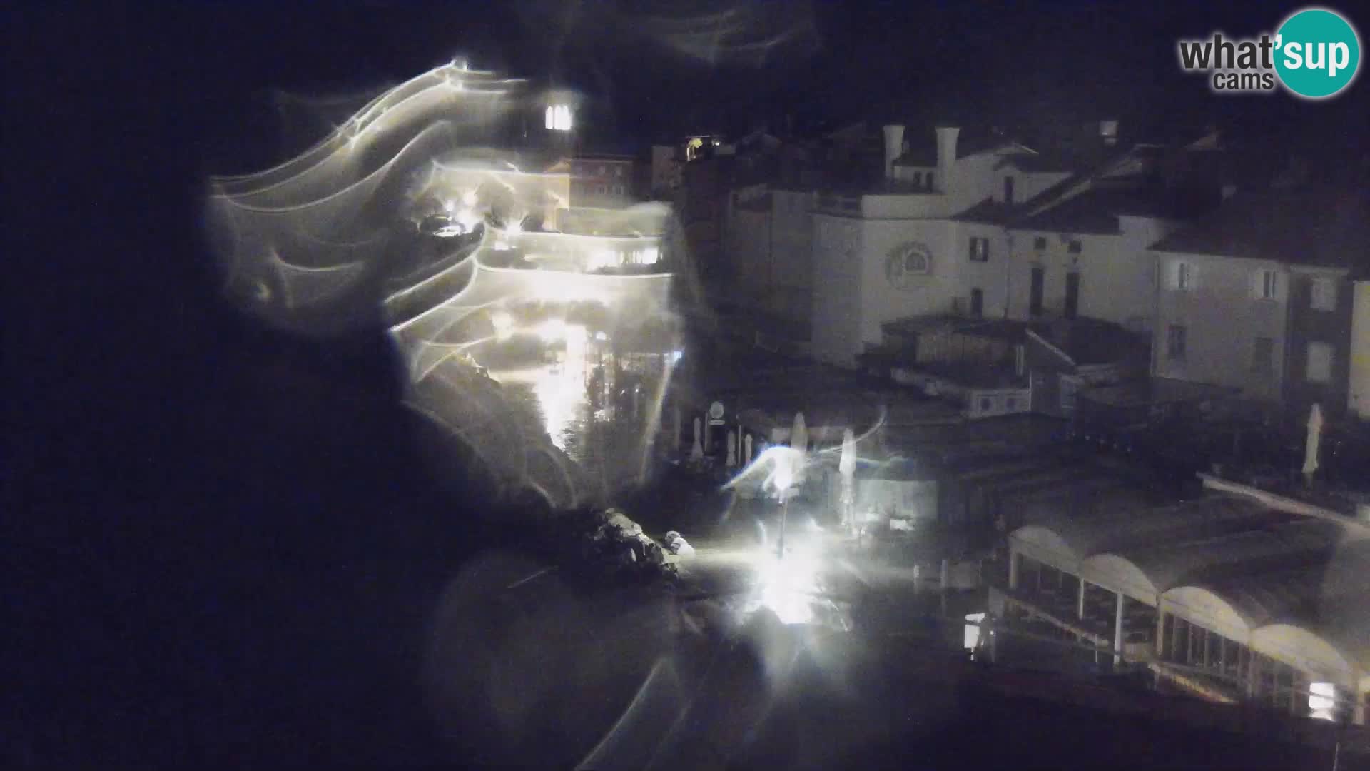 PIRAN Webcam | Strandpromenade Punta | Hotel Piran