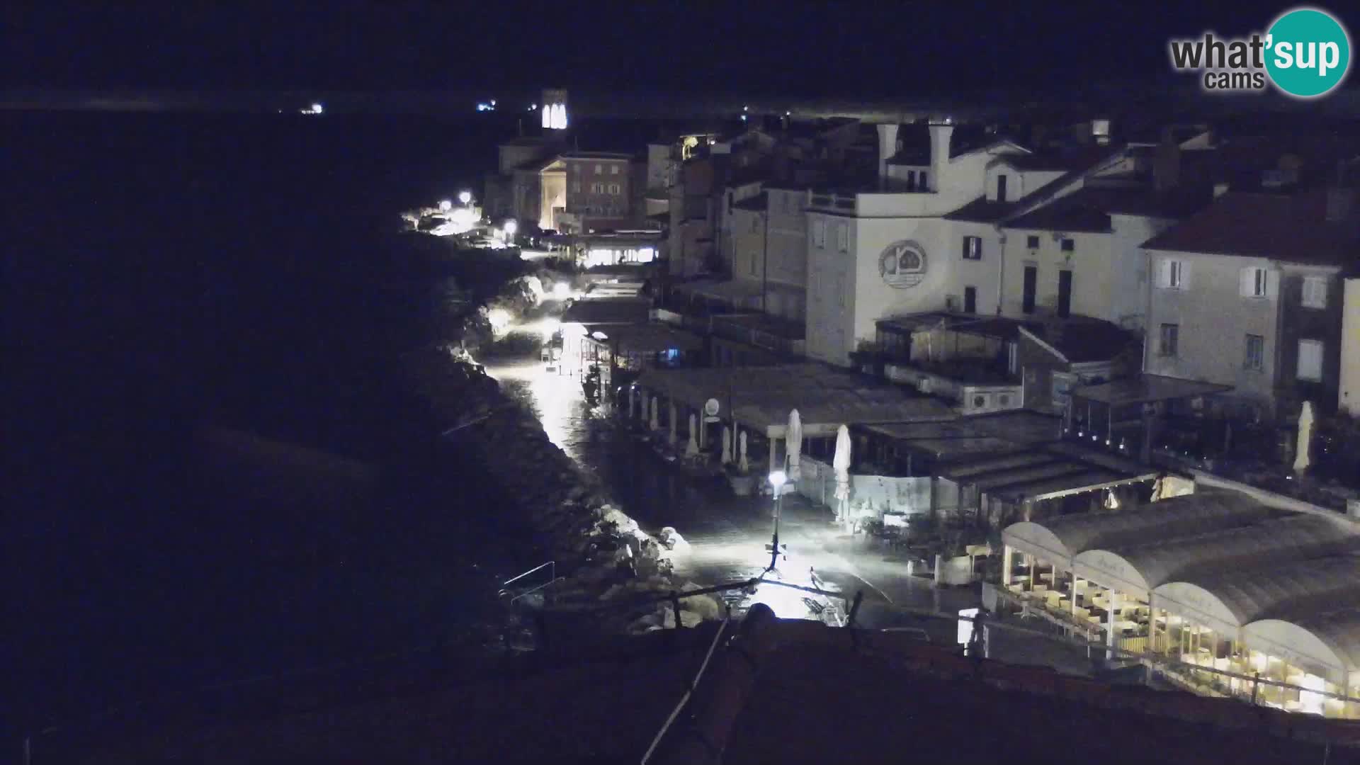 ﻿Pirano Webcam | Lungomare di Pirano | Hotel Piran