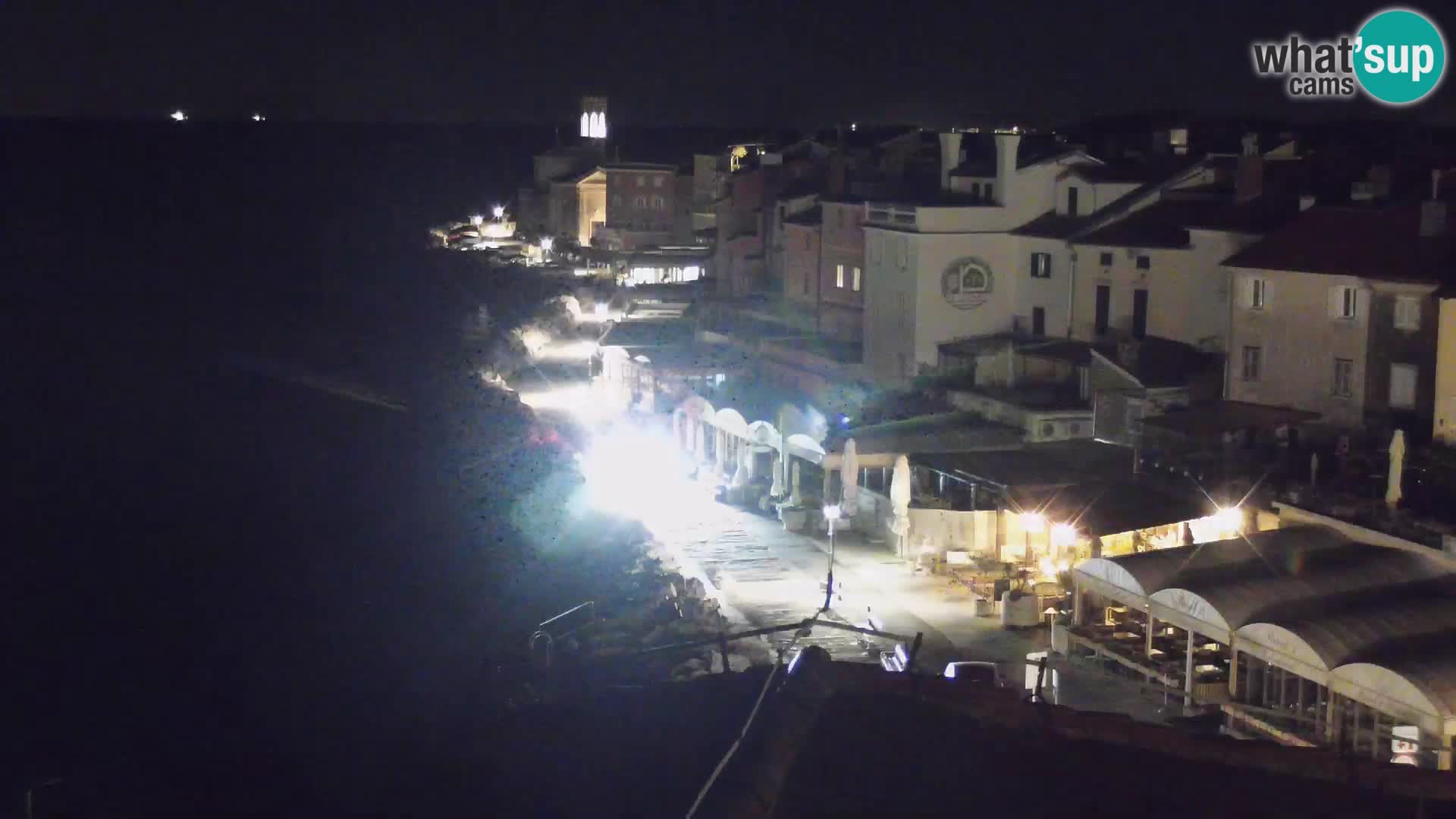 ﻿Pirano Webcam | Lungomare di Pirano | Hotel Piran