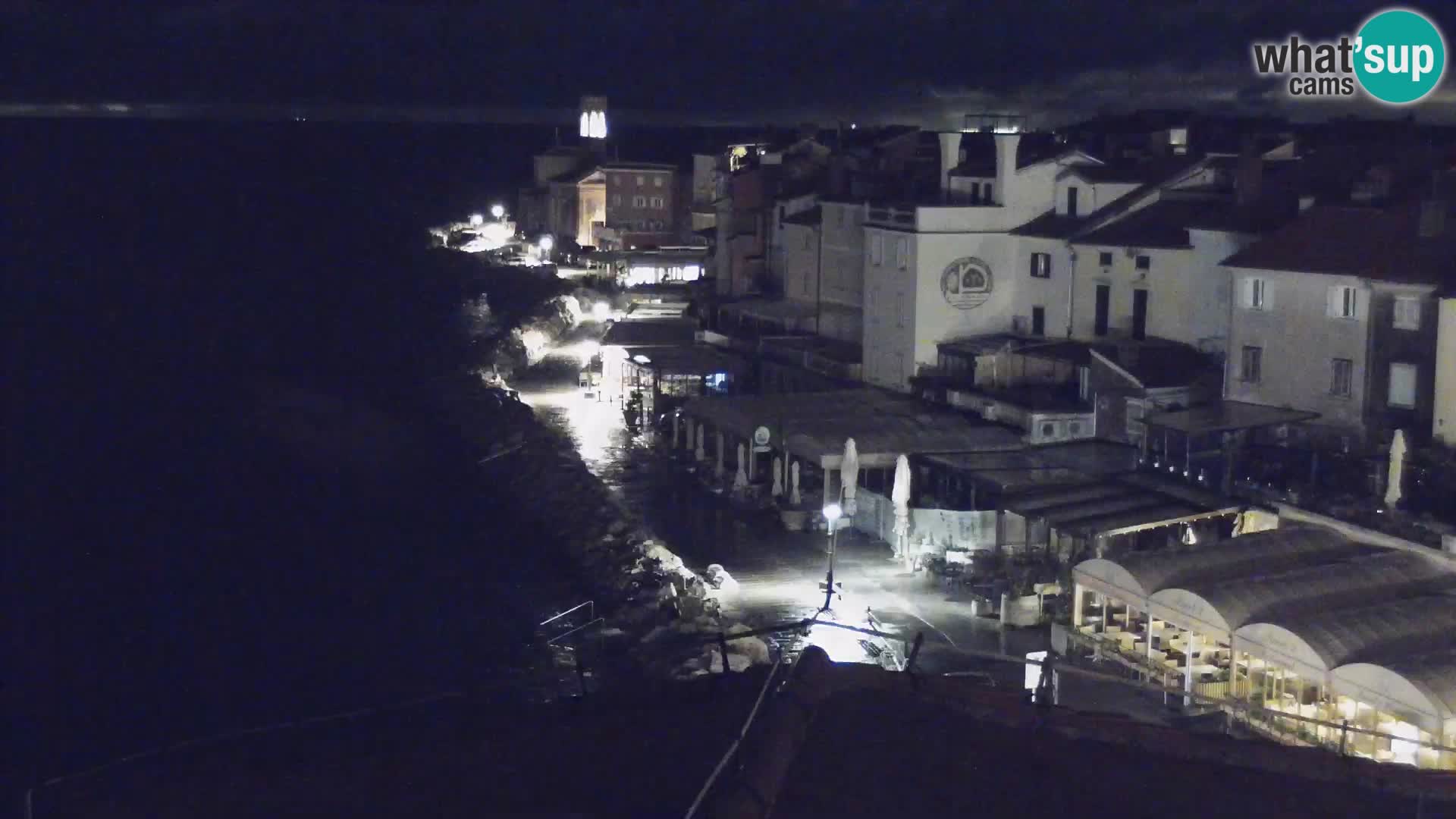 ﻿Pirano Webcam | Lungomare di Pirano | Hotel Piran