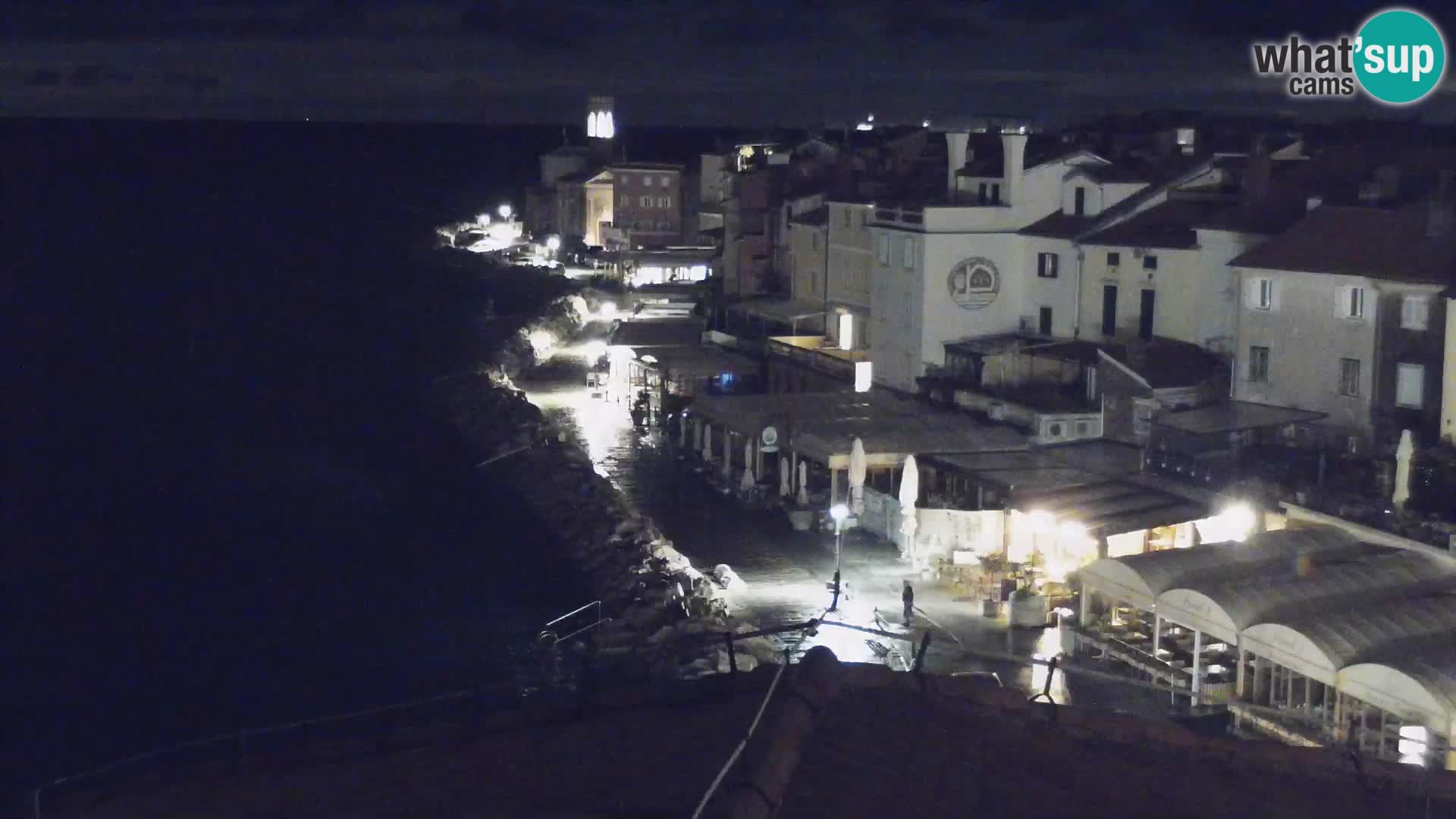 ﻿Pirano Webcam | Lungomare di Pirano | Hotel Piran