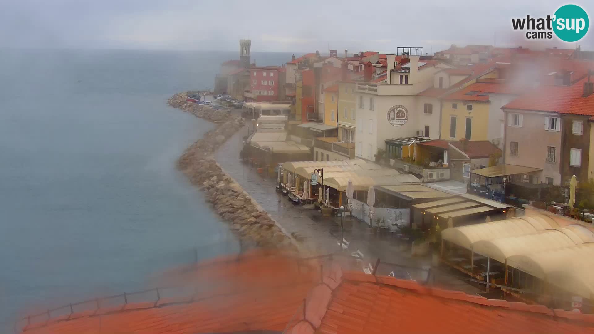 ﻿Pirano Webcam | Lungomare di Pirano | Hotel Piran