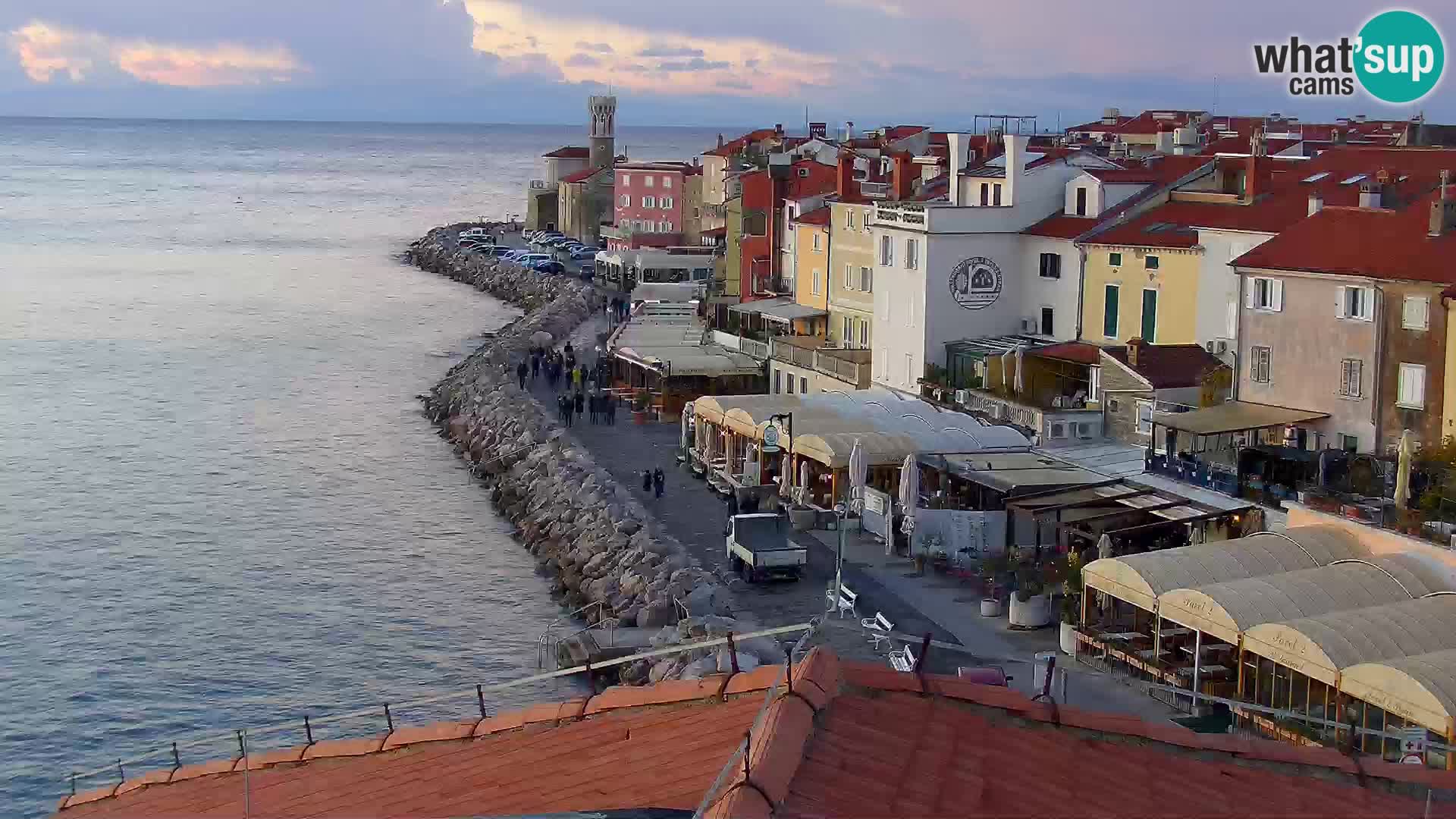 Spletna kamera Piran punta | Piransko nabrežje ¨- Hotel Piran