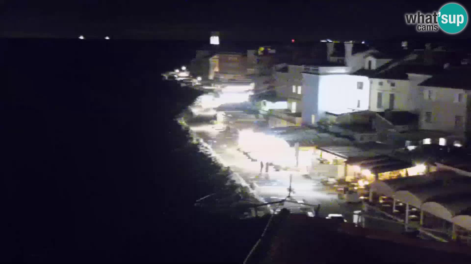 ﻿Pirano Webcam | Lungomare di Pirano | Hotel Piran