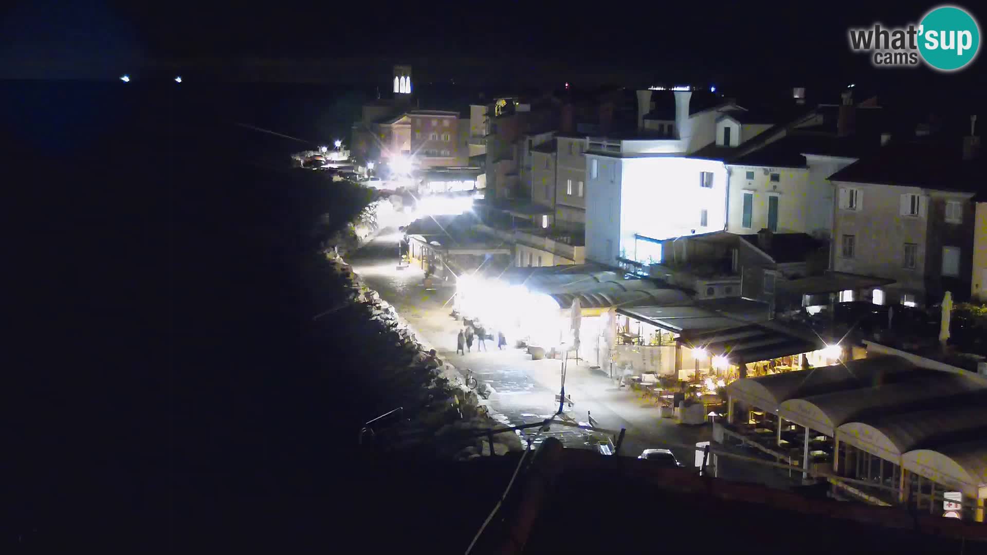 ﻿Pirano Webcam | Lungomare di Pirano | Hotel Piran