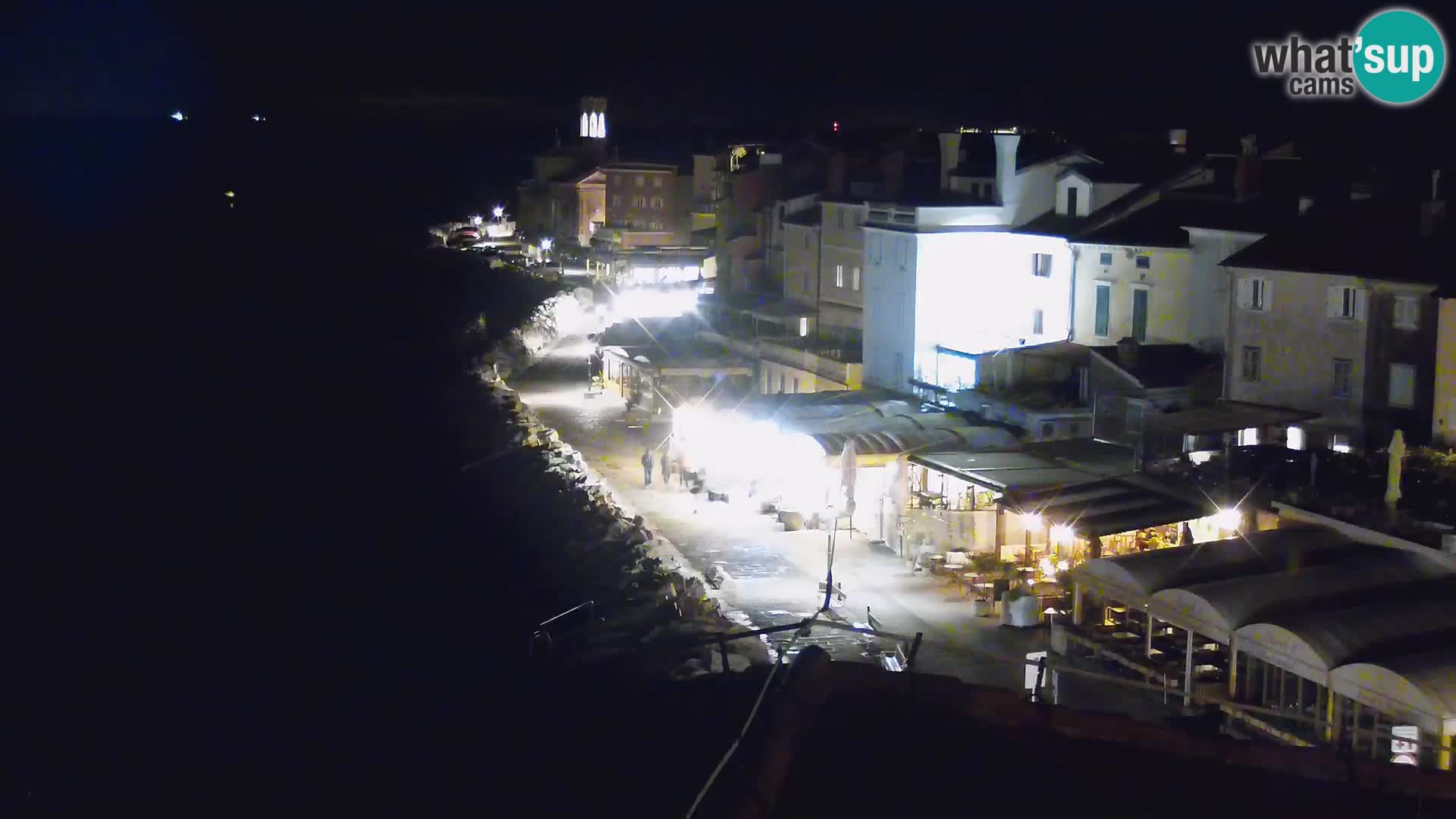 ﻿Pirano Webcam | Lungomare di Pirano | Hotel Piran