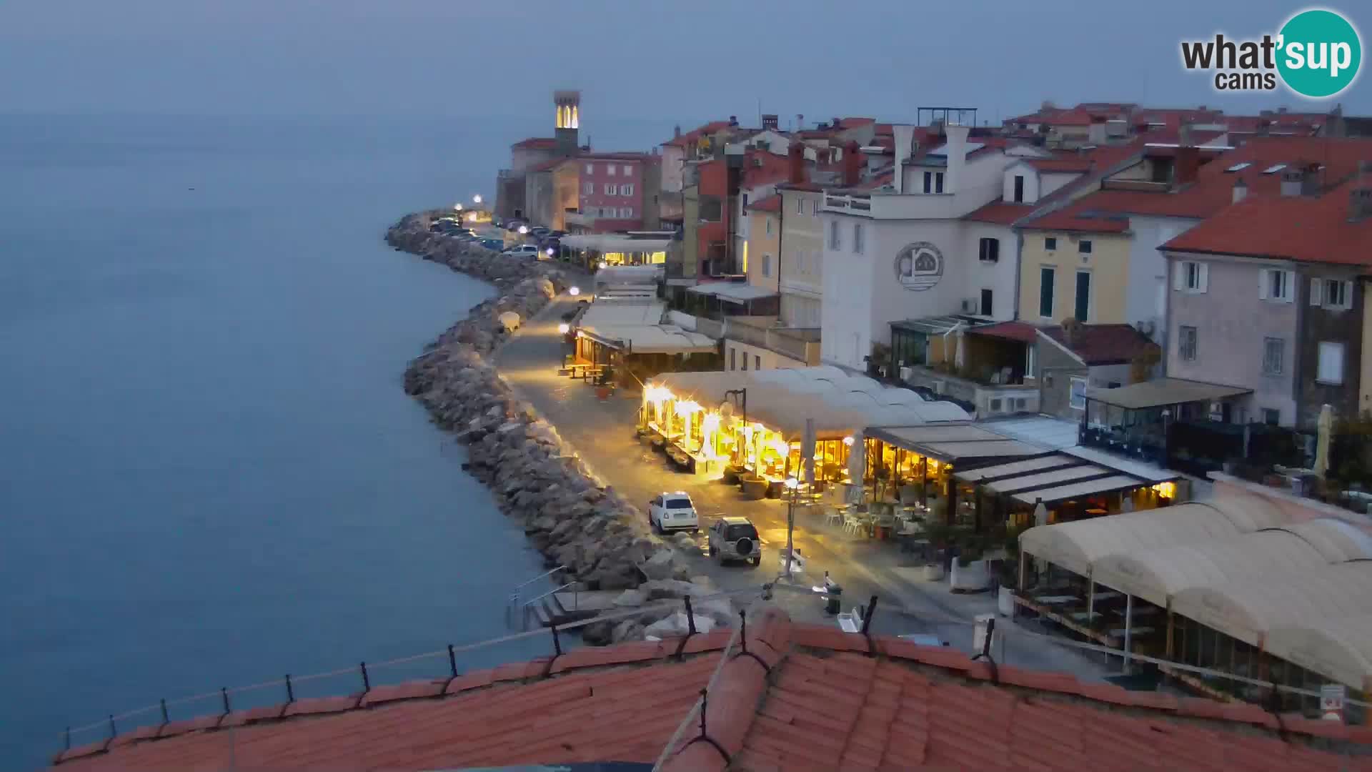 Spletna kamera Piran punta | Piransko nabrežje ¨- Hotel Piran