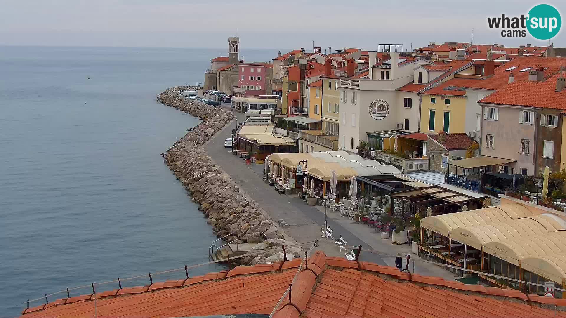 Spletna kamera Piran punta | Piransko nabrežje ¨- Hotel Piran