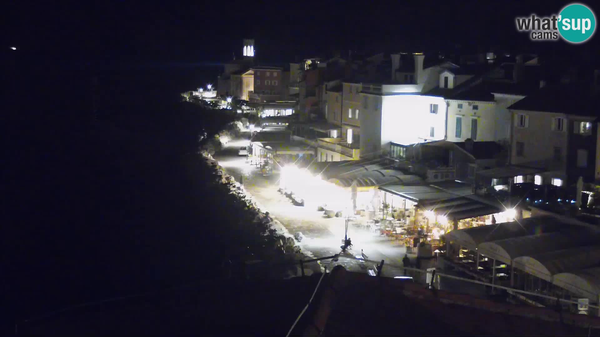 ﻿Pirano Webcam | Lungomare di Pirano | Hotel Piran