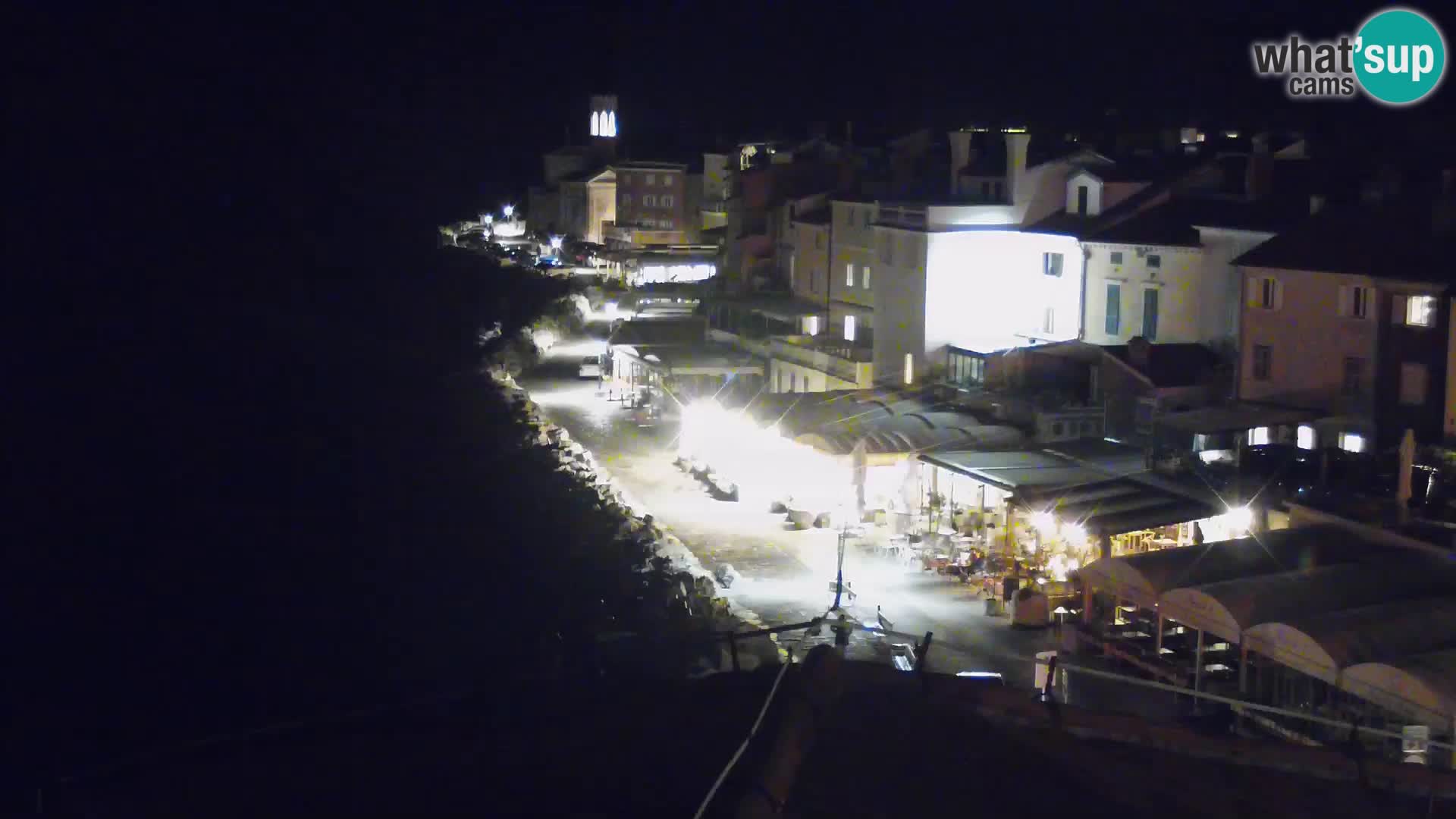 ﻿Pirano Webcam | Lungomare di Pirano | Hotel Piran