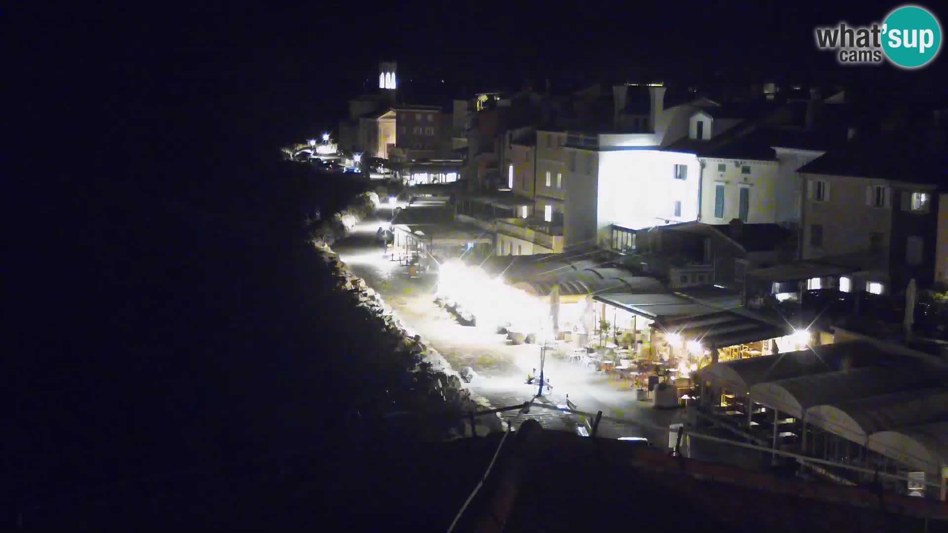 ﻿Pirano Webcam | Lungomare di Pirano | Hotel Piran