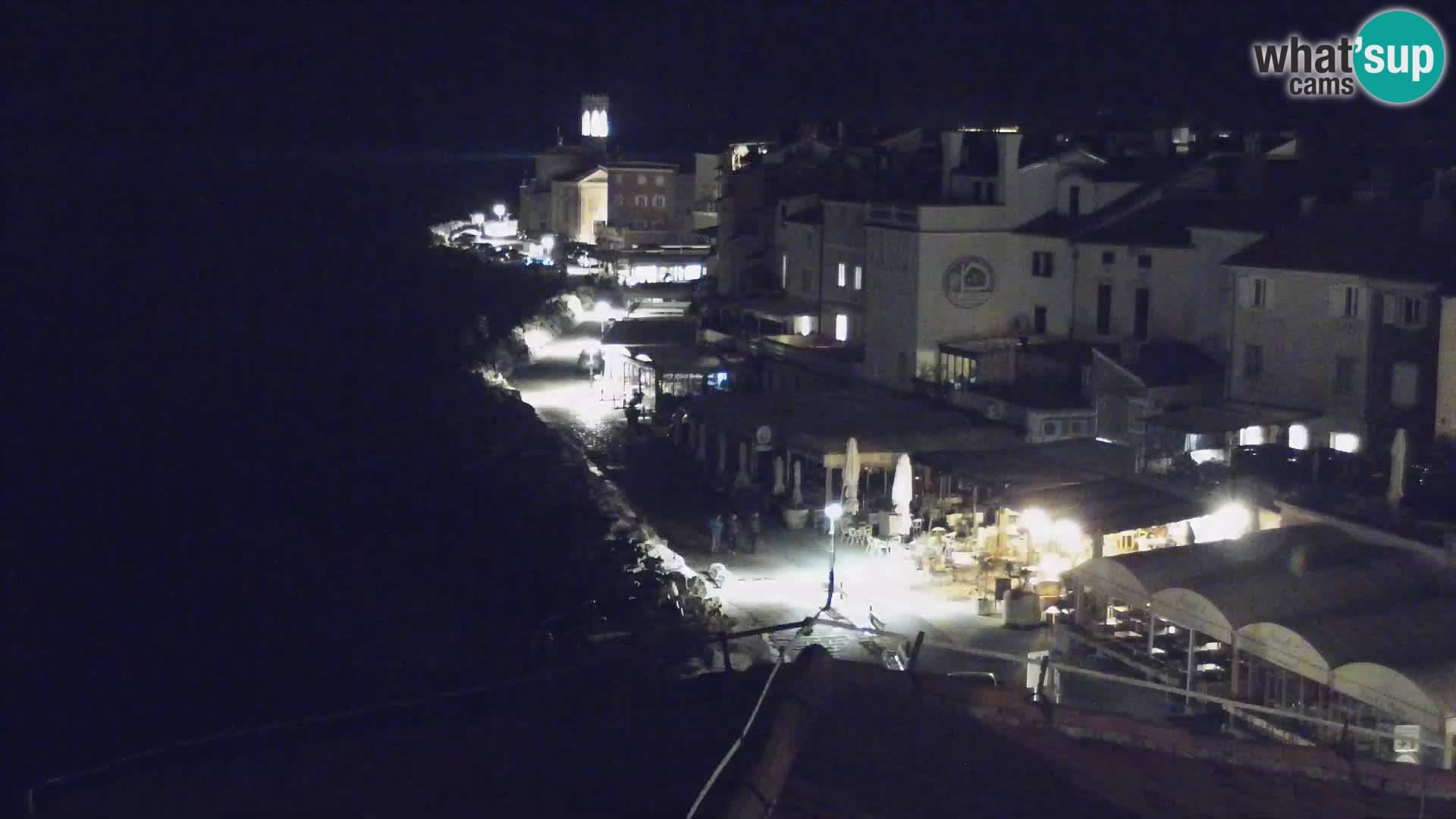 ﻿Pirano Webcam | Lungomare di Pirano | Hotel Piran