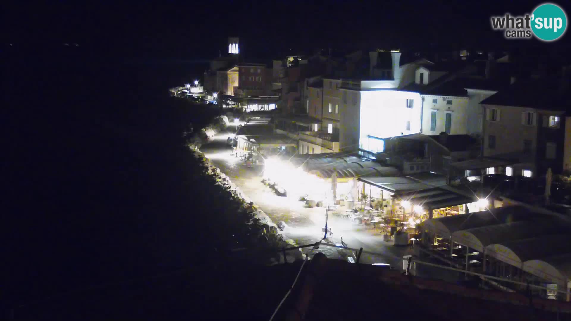 ﻿Pirano Webcam | Lungomare di Pirano | Hotel Piran