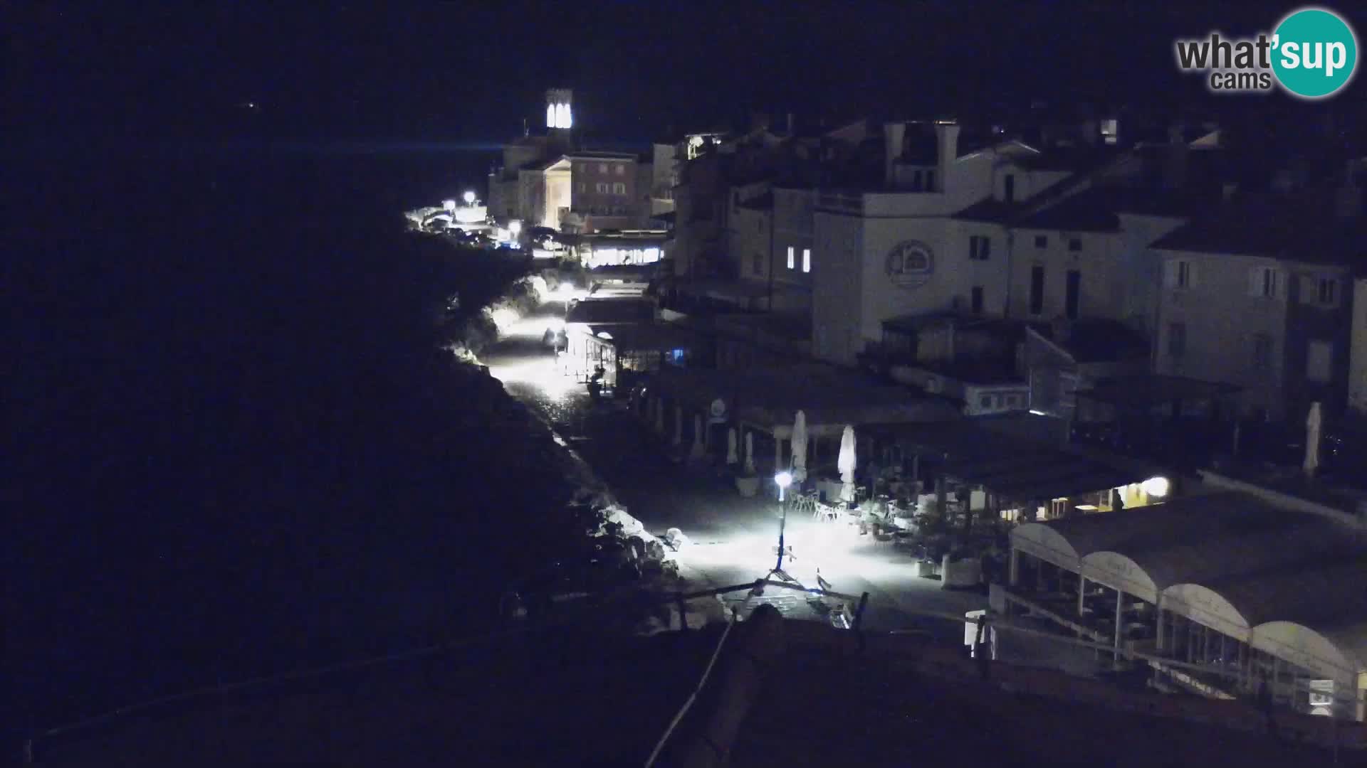 ﻿Pirano Webcam | Lungomare di Pirano | Hotel Piran